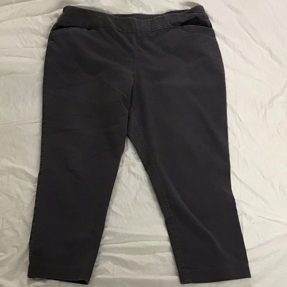 croft & barrow Charcoal Stretch Short Pants